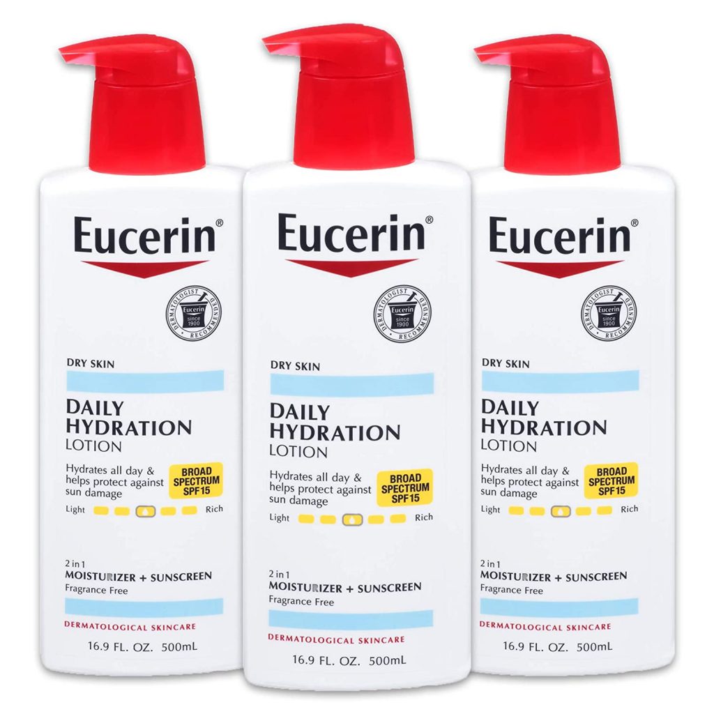 Eucerin - moisturizer for bald head