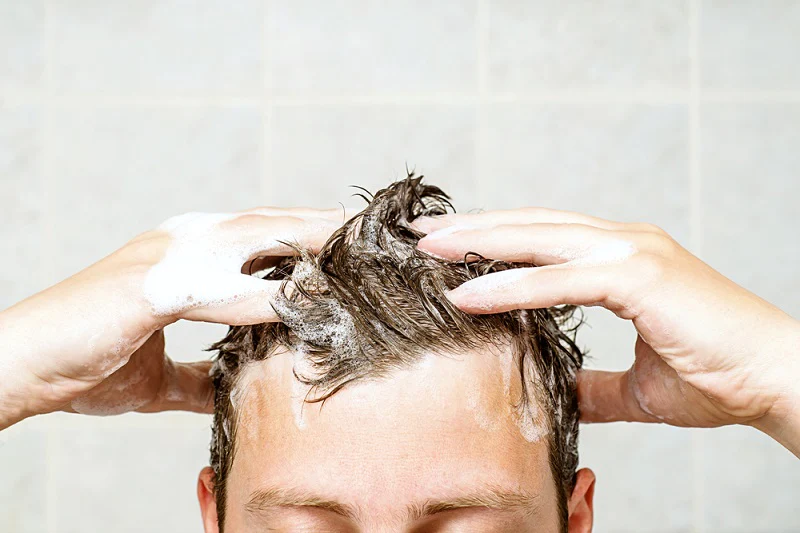 proper hair care routine for men
