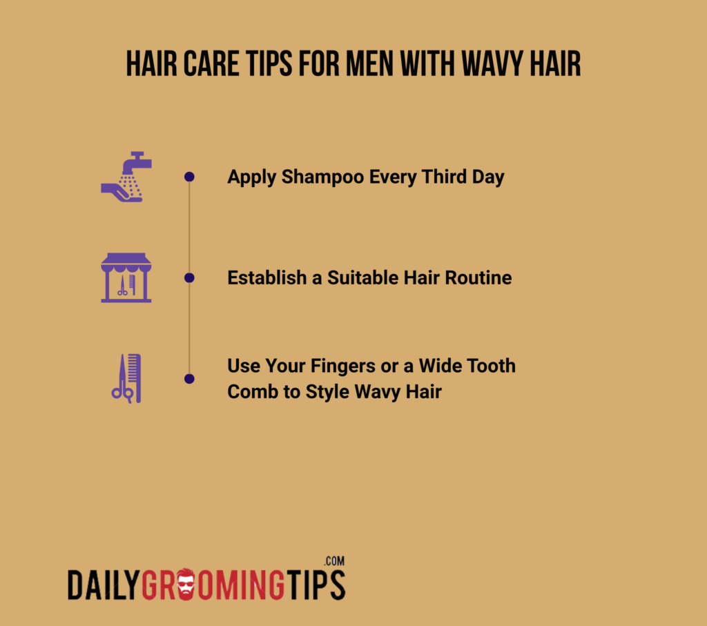 how to style men's wavy hair